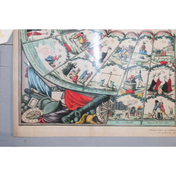 GEO Map – Révolution Française” Antique-Style Print (1979 Reproduction) - Picture 5 of 16